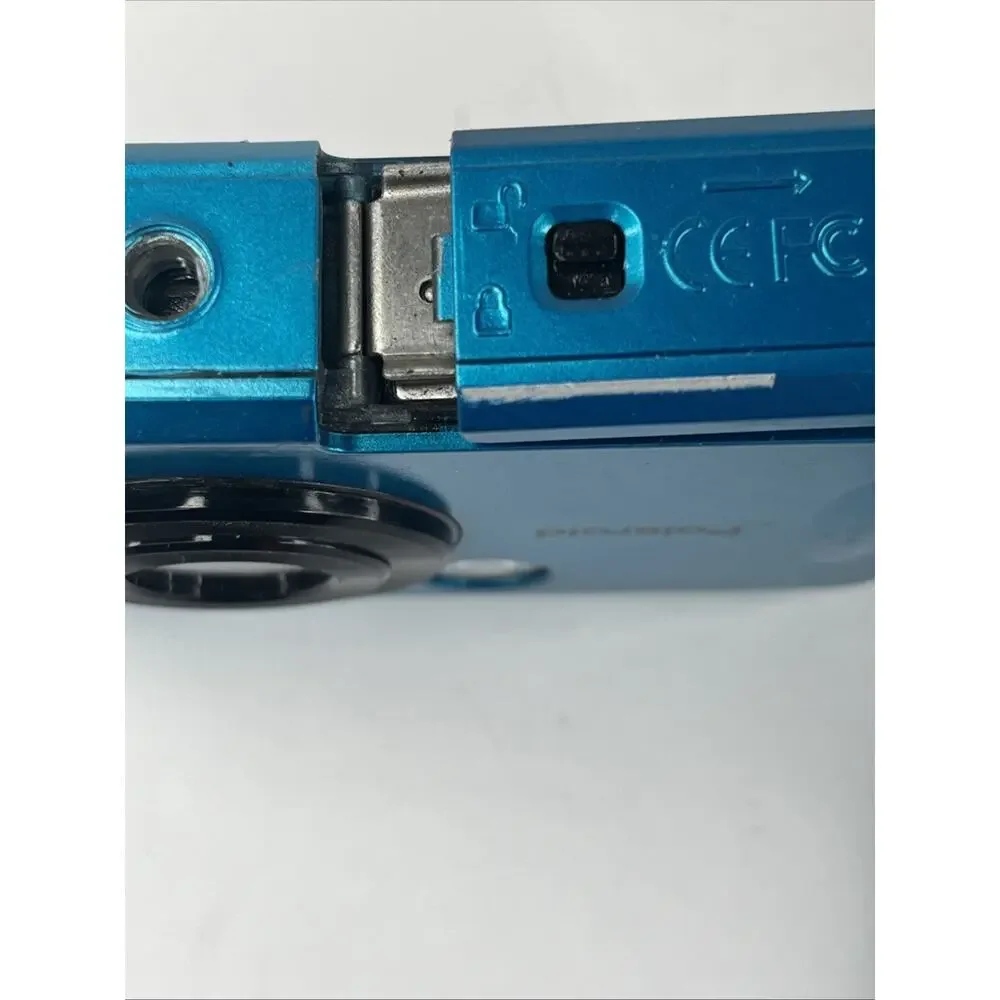 Polaroid iSO48N Waterproof Digital Camera TEAL With Case 16MP - TESTED WORKING